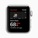 Apple Watch Series 3 GPS, 38mm Silver Aluminium Case with White Sport Band