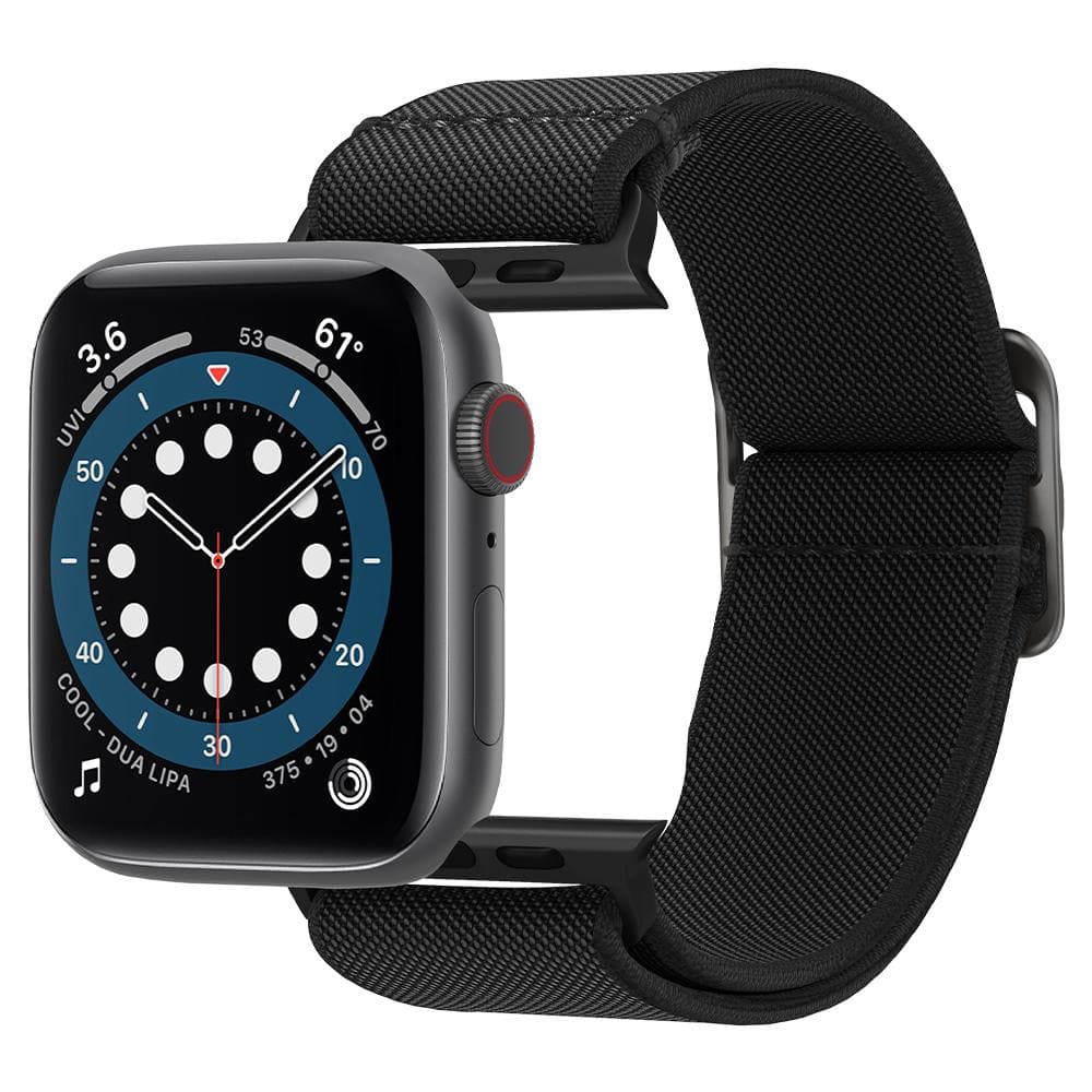 Spigen Lite Fit Strap for Apple Watch 42/44/45/49mm Series 1-8/SE/Ultra - Black