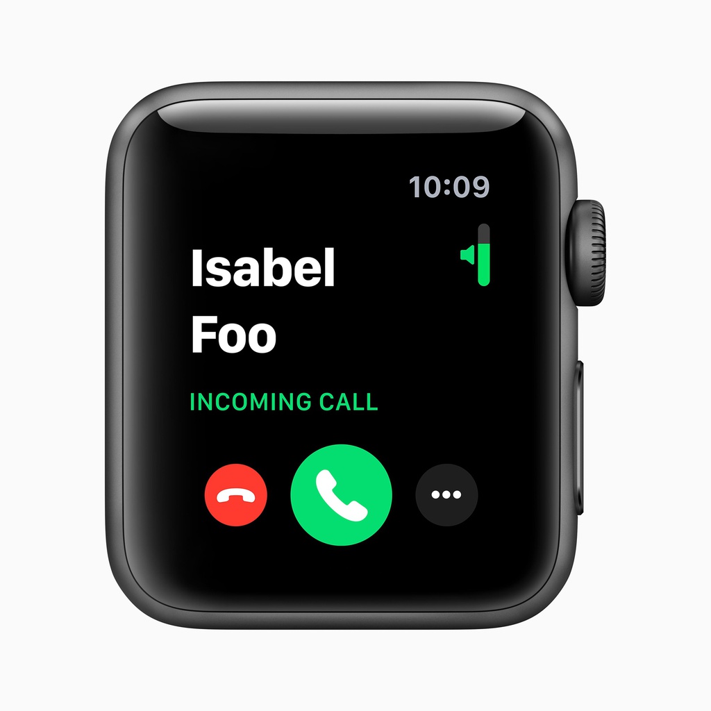 Apple Watch Series 3 GPS, 38mm Space Grey Aluminium Case with Black Sport Band
