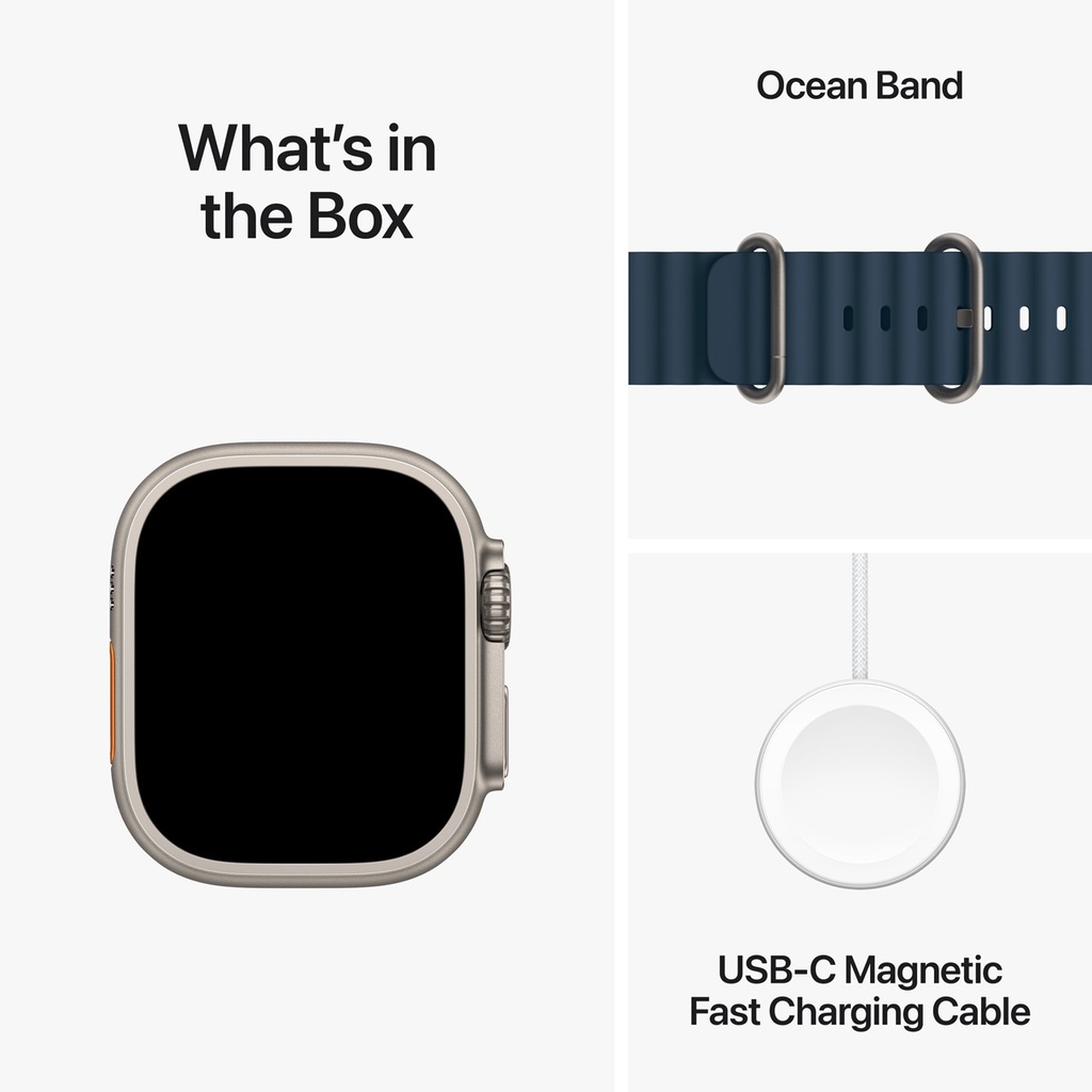 Apple Watch Ultra 2 GPS + Cellular, 49mm Titanium Case