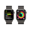 Apple Watch Series 9 Graphite Stainless Steel Case with Graphite Milanese Loop