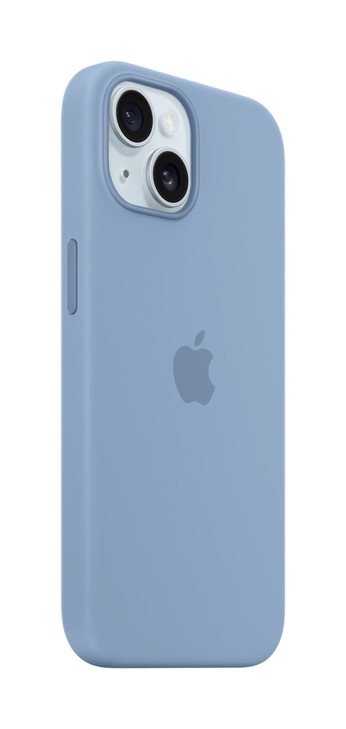 Apple iPhone 15 Silicone Case with MagSafe - Winter Blue