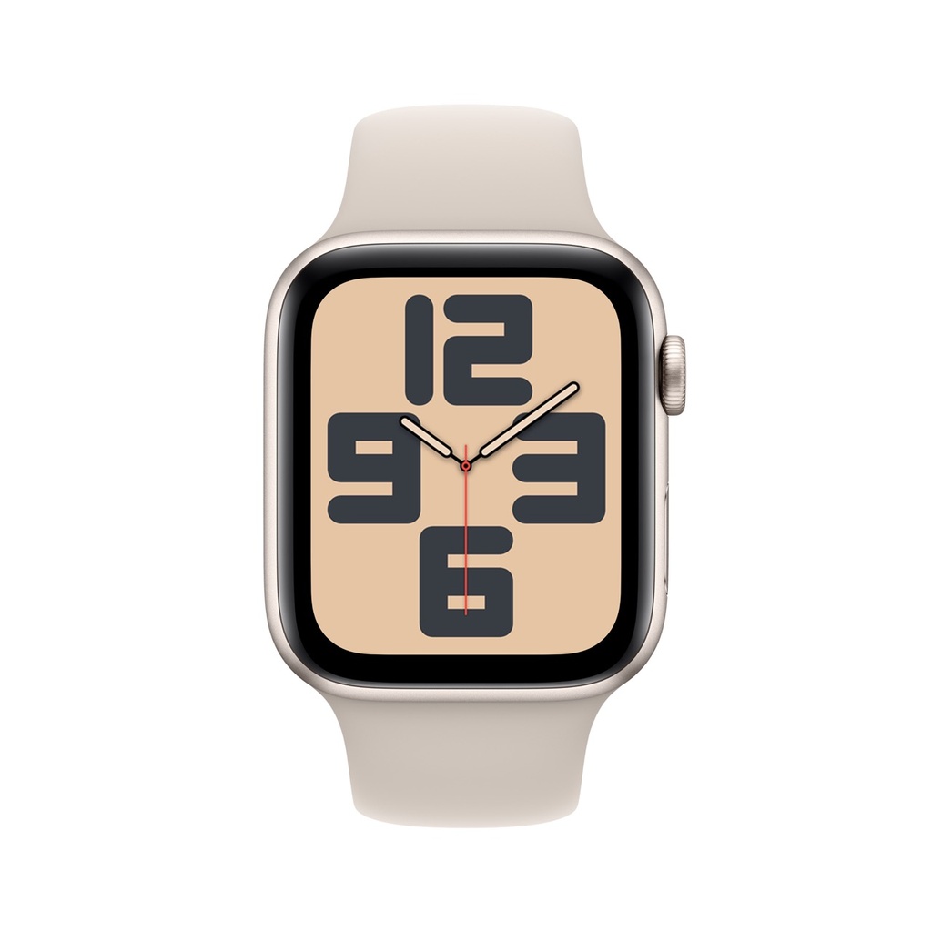 Apple Watch SE Starlight Aluminium Case with Starlight Sport Band