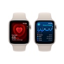 Apple Watch SE Starlight Aluminium Case with Starlight Sport Band