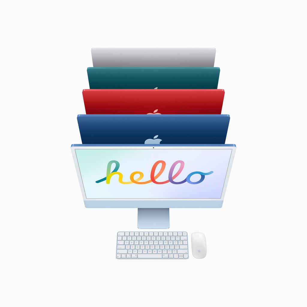 iMac (4.5K Retina, 24-inch, 2021): M1 chip with 8-core CPU and 7-core, Blue