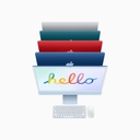 iMac (4.5K Retina, 24-inch, 2021): M1 chip with 8-core CPU and 7-core, Blue
