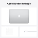 FRENCH Apple 13-inch MacBook Air: Apple M1 chip with 8-core CPU and 8-core GPU, Silver (8GB unified memory, 512GB SSD)