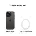 Apple iPhone 15 Pro (Black Titanium, 256GB) - Open Box
