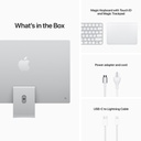 iMac (4.5K Retina, 24-inch, 2021): M1 chip with 8-core CPU and 8-core, Silver