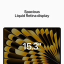 15-inch MacBook Air: Apple M2 chip with 8-core CPU and 10-core GPU, 256GB - Starlight (Demo)