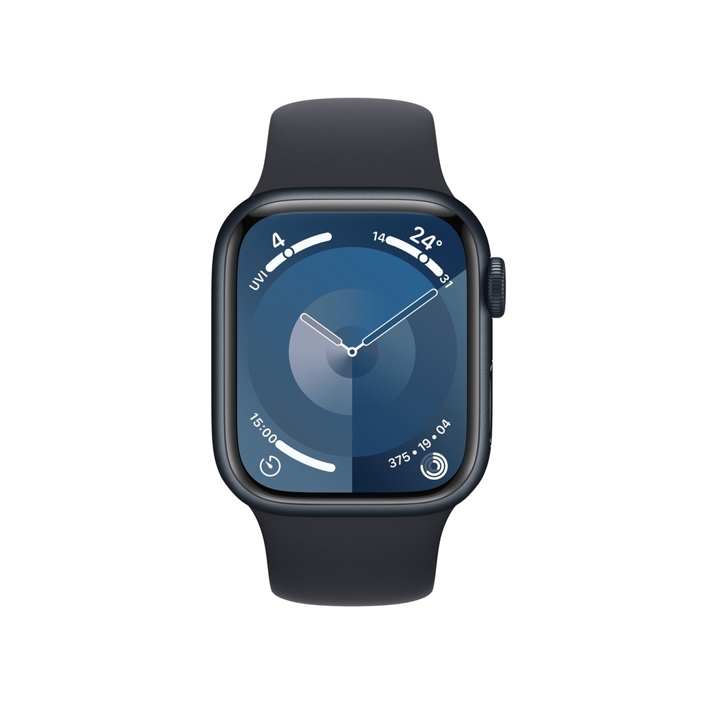 Apple Watch Series 9 Midnight Aluminium Case with Midnight Sport Band (41mm, GPS) - Open Box