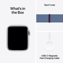 Apple Watch SE (2nd Gen) Silver Aluminium Case with White Sport Band (40mm, GPS) - Open Box (copy)