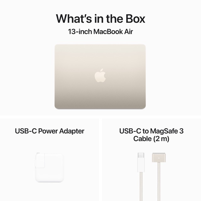 Apple 13-inch MacBook Air (M3 chip with 8-core CPU, 10-core GPU) 16GB