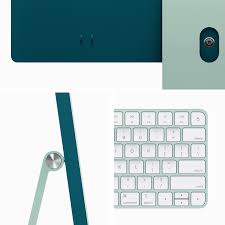 Apple 24-inch iMac with Retina 4.5K display: Apple M3 chip with 8‑core CPU and 8‑core GPU, 256GB SSD - Green (Demo)