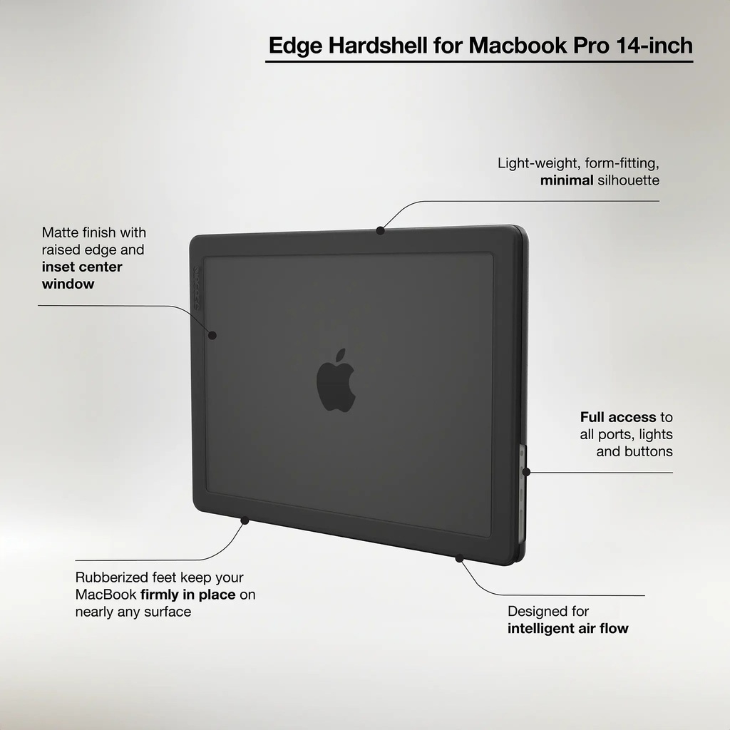Incase Hardshell Case for 13-inch MacBook Air Dots (M2) - Clear