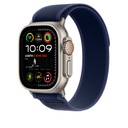 49mm Blue Trail Loop - M/L - Natural Titanium Finish
