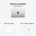 Apple 14-inch MacBook Pro M4 Pro (M4 Pro 14-Core CPU, 20-Core GPU, 48GB Unified, 512GB SSD, Nano-Texture Display, Silver) - Open Box