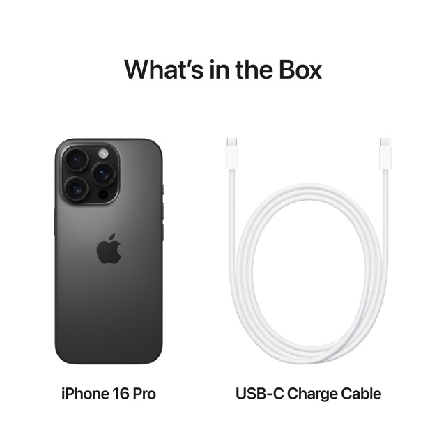 Apple iPhone 16 Pro (512GB, Black Titanium) - Open Box