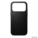 Nomad Modern Leather Case with MagSafe for iPhone 17 Pro - Black