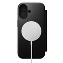 Nomad Modern Leather Folio Case with MagSafe for iPhone 17 - Black