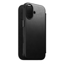 Nomad Modern Leather Folio Case with MagSafe for iPhone 17 - Black