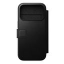 Nomad Modern Leather Folio Case with MagSafe for iPhone 17 Pro - Black