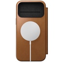 Nomad Modern Leather Folio Case with MagSafe for iPhone 17 Pro Max - Brown