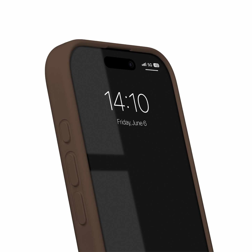 Ideal of Sweden Glitter Glow Case with MagSafe for iPhone 17 - Mocha Mousse