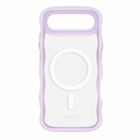 kate spade new york Wavy Protective Hardshell with MagSafe for iPhone 17 Air - Opal Iridescent