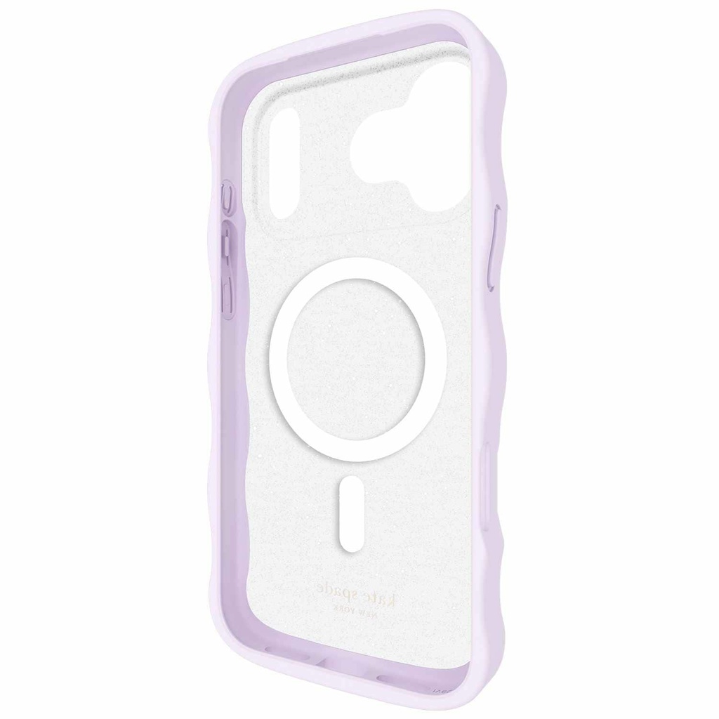 kate spade new york Wavy Protective Hardshell with MagSafe for iPhone 17 Pro Max - Opal Iridescent