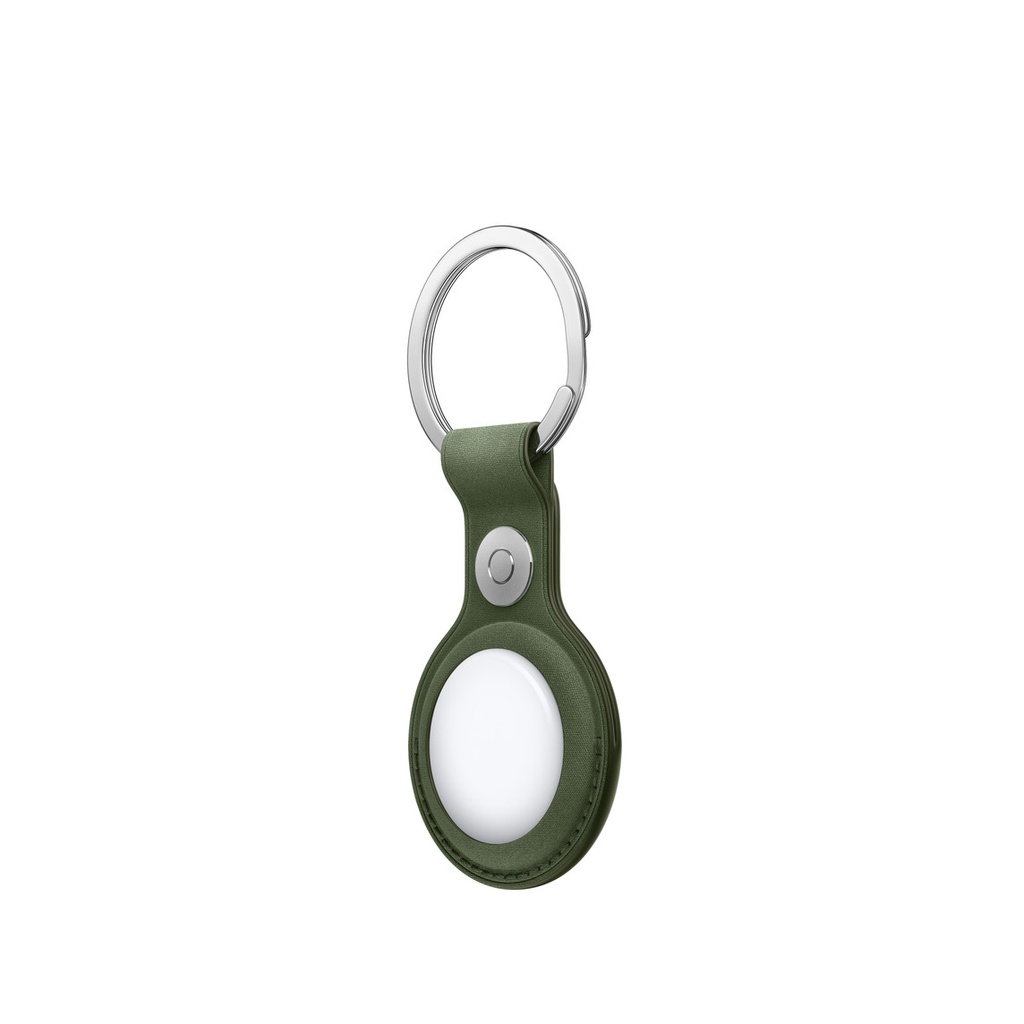 AirTag FineWovern Key Ring - Moss