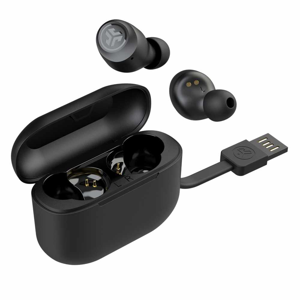 JLab Audio - Go Air Pop True Wireless Headphones - Black