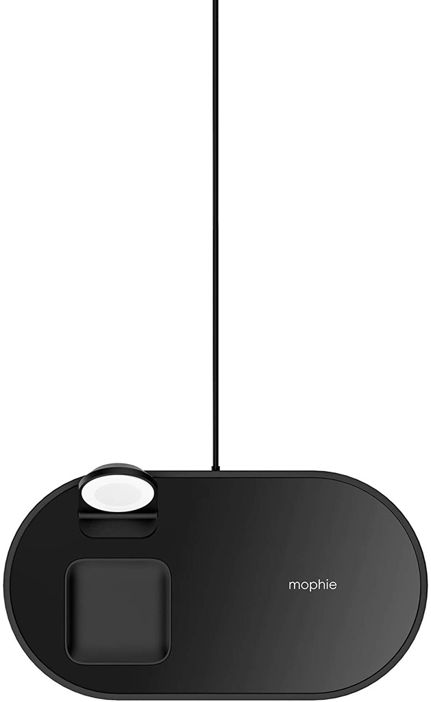 Mophie 3-in-1 Wireless Charging Pad - Black