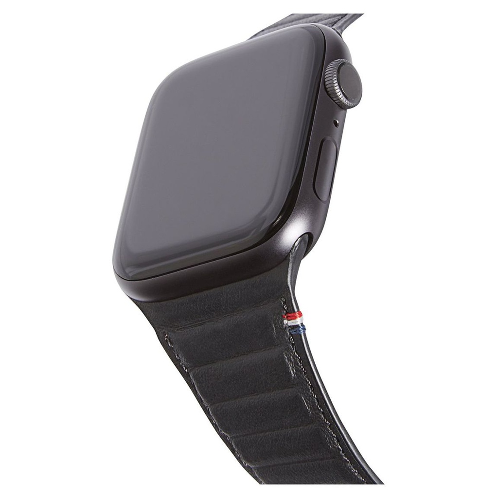 Decoded Leather Magnetic Traction Strap for Apple Watch 38/40/41mm - Black