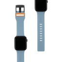 UAG 44mm/42mm Civilian Strap for Apple Watch - Black & Orange