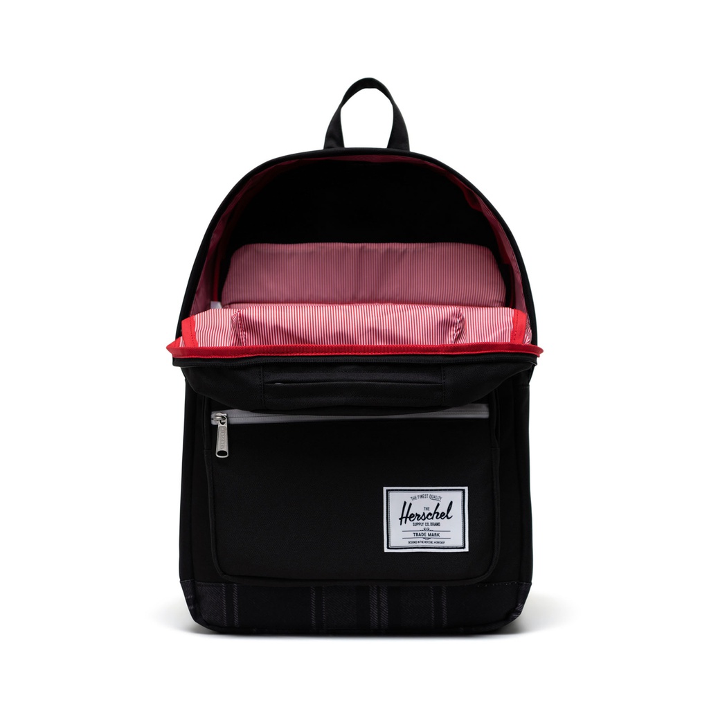 Herschel Supply Pop Quiz BackPack - Black / Grayscale Plaid