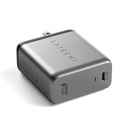 Satechi 100W USB-C PD GaN Charger - Space Gray