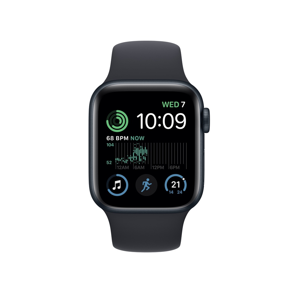 Apple Watch SE Midnight Aluminium Case with Midnight Sport Band