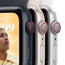 Apple Watch SE Midnight Aluminium Case with Midnight Sport Band