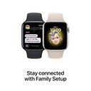 Apple Watch SE Midnight Aluminium Case with Midnight Sport Band