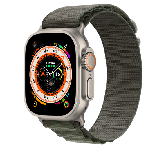 Apple 49mm Green Alpine Loop - Medium