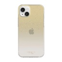 kate spade Protective Hardshell Case for iPhone 14 - Gold Metallic Ombre