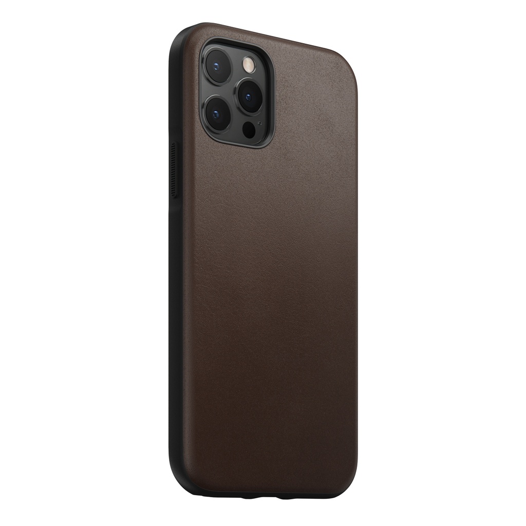 Nomad Modern Leather Case with MagSafe for iPhone 12 | 12 Pro - Brown
