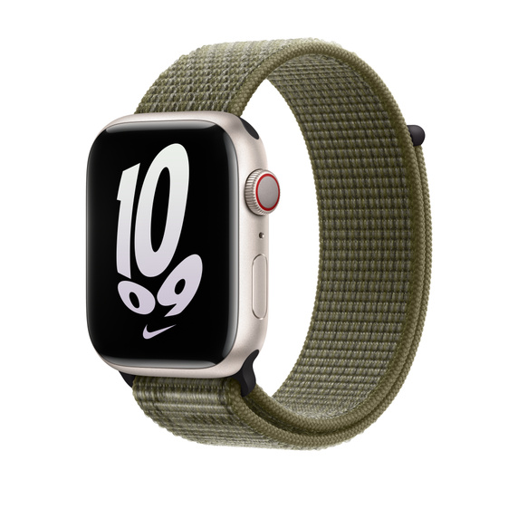 Apple 42/44/45mm Sequoia/Pure Platinum Nike Sport Loop