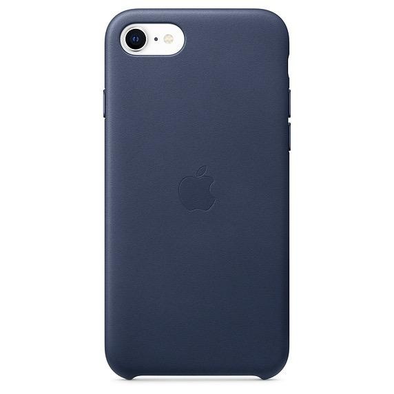 Apple iPhone SE (2nd & 3rd Gen) Leather Case - Midnight Blue