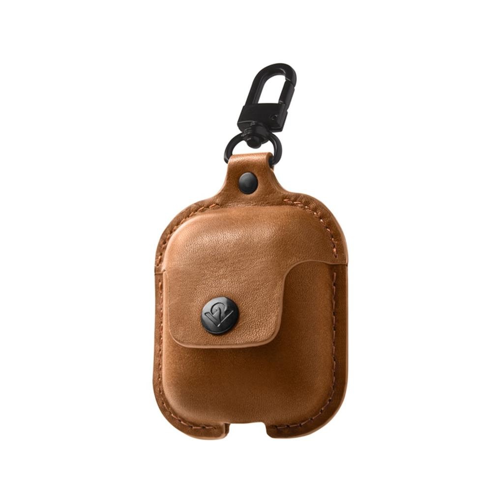 Twelve South AirSnap for AirPods (1st & 2nd gen)- Cognac