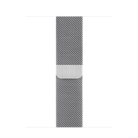 Apple Watch 42mm/44mm/45mm/46mm/49mm Silver Milanese Loop