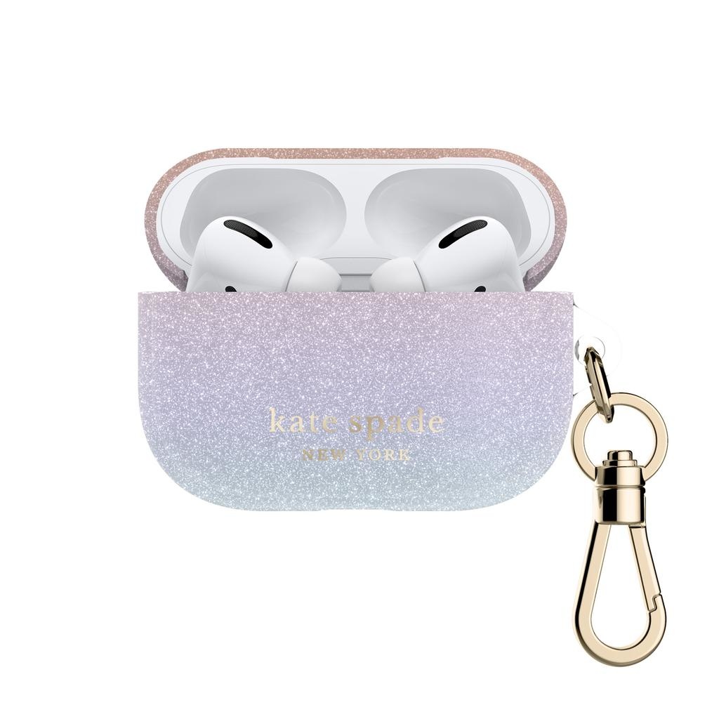 kate spade Flexible Case for Airpod Pros (1st Generation) - Ombre Glitter