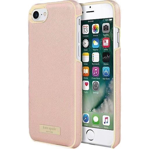 kate spade Wrap Case for iPhone 8/7/6 - Saffiano Rose Gold