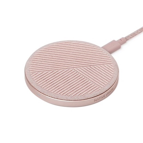 Native Union Drop Wireless 10W Qi Charger - Rose Pink